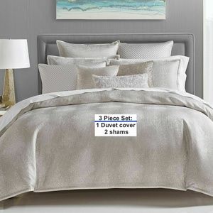 NEW $600 3PC [ Queen‎ Duvet Cover + 2 Standard Shams ] for Hudson Park Lustre